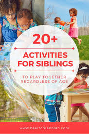 Use your hands to make figures of animals: Sibling Play Activities For Siblings To Play Together Regardless Of Age Relationship Activities Play Activities Fun Activities For Kids