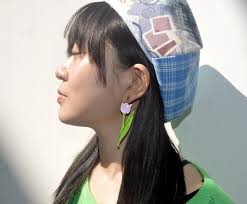 Spring flowers will bloom multicolor tulip flowers cute earrings  hand-painted wooden