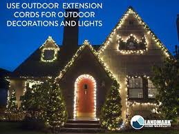 When Looking For An Outdoor Extension Cord Choose A Powerstrip That Has A Three Prong Plug Exterior Christmas Lights Outdoor Christmas Christmas Lights