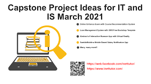 A capstone course (also known as capstone unit, capstone module, capstone project, capstone subject, or capstone experience) serves as the culminating and usually integrative experience of an educational program. Capstone Project Ideas For It And Is March 2021 Inettutor Com