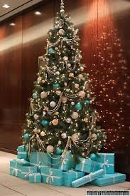 Houston Christmas Tree Rentals Decorations By Homeofficehouston Turquoise Christmas Aqua Christmas Rustic Christmas Tree