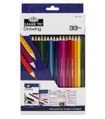 Royal Langnickel Learn To Drawing 33pc Set Joann Learn To Draw Pencil Drawing Tutorials Royal Langnickel