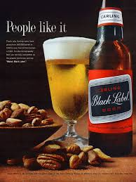  citation needed  it has an alcohol content of 5% in canada and 5.5% in south africa. Fred S Advercity Carling Black Label Beer Ad Beer Label