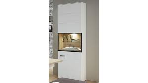 Vitrine modern weiß absetzung asteiche massiv cervo | t09 » kauf auf ratenzahlung ✓ vitrine der schrank in weiß matt lack und asteiche furniertem massivholz bringt in jedes zimmer einen. Vitrine Mediana Weiss Matt Lack Laminat Artisan Eiche Mit Led