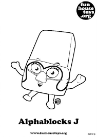 On this page, you can find each alphablock coloring page in free printable vector format. Alphablocks J Printable Coloring Page Jp 1st Birthday Party Themes Fun Printable Coloring