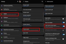 Open the phone's settings from the app drawer or by hitting the gear icon in the notification shade. How To Lock Unlock Samsung Home Screen Layout Android Pie 10