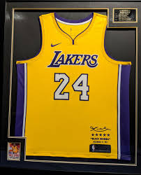 See more of kobe bryant #24 on facebook. Kobe Bryant Framed 24 Jersey With Autographed Card Art Of The Game