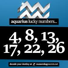 Aquarius Lucky Numbers Numerology Numerology Numbers Numerology Life Path