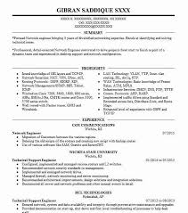 network engineer resume example