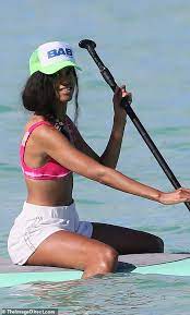 Is Obama In Hawaiir For Christmas 2022 Barack Obama Takes A Dip In Hawaii, As Daughters Sasha And Malia Hit The  Water On Paddleboards | Daily Mail Online
