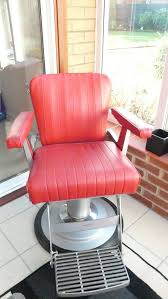 Original 1950 60s Vintage Red Belmont Barbers Chair On Etsy 1 548 18 Barber Chair Chair The Originals