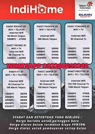 Harga berlaku untuk pelanggan baru mulai oktober 2020. Info Bedebis Indihome Akan Wifi Indihome Palembang Facebook