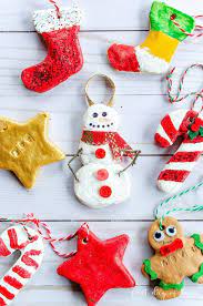 How To Make Salt Dough Ornaments The Kids Will Love Recipe Salt Dough Christmas Ornaments Easy Crafts For Kids Xmas Crafts