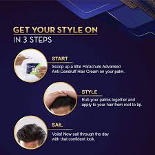 It offers shampoo, haircuts, styling and coloring services. Parachute Advansed Men Hair Cream Anti Dandruff 100 Gm Pack Of 3 Ship From India Amazon De Beauty
