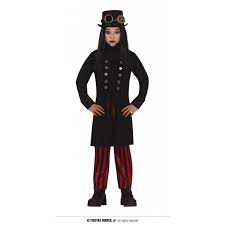 Scegli la consegna gratis per riparmiare di più. Costume Steampunk Unisex 7 9anni Vestito Gotico Vittoriano Film Fantafuturo Abito Carnevale Giacca Pantaloni No Accessori Parole E Pensieri