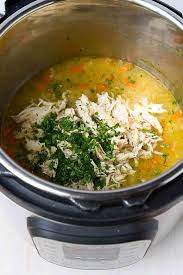 You only need 2 instant pot recipes chicken and rice make dinner time easy. Chicken And Rice Soup Instant Pot Cookin Canuck