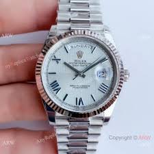 Super Clone Rolex Noob Factory V3 Replica Rolex Presidential Day Date Ii Swiss 3255 Watch
