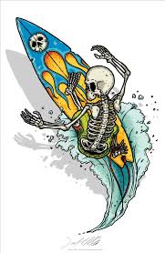 The Art Of Jeral Tidwell Surfboard Art Art Art Drawings