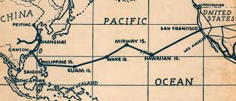 Flying Boats Flying Boat China States Pacific Map