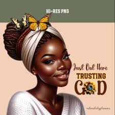 Christian Woman Praying Bible Verse PNG Sublimation Design African American  Woman of Faith Prayer Journal Digital Download PNG