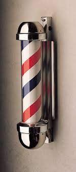 William Marvy 333 Wall Mount Non Revolving Barber Pole Barber Pole Barber Shop Pole Barber