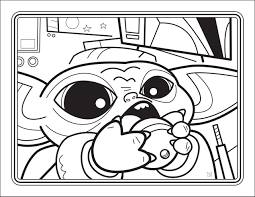 The mandalorian is a piece of the 'star wars' universe that airs on disney + streaming services. Baby Yoda Coloring Pages Free Printable Wonder Day Coloring Pages For Children And Adults