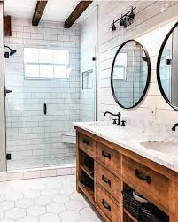 Check spelling or type a new query. 62 Cozy And Relaxing Farmhouse Bathroom Designs Digsdigs