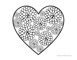Drying flowers is a great way to prese. Free Printable Bursting Blossoms Flower Coloring Page