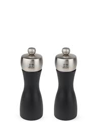 Dimensions du plateau 19 x 19,5 x 15 cm convient aux moulins de diamètre maximal 64 mm et de hauteur maximale 16 cm marque peugeot 25854. Fidji Pfeffer Und Salz Muhlenduo Aus Holz Und Edelstahl Farbe Schwarz 15 Cm Peugeot Saveurs