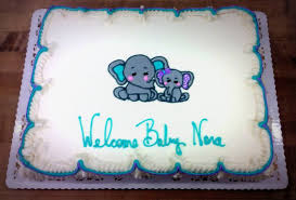 Flowers are for everyone, it doesn't matter if you're a boy or a girl. Baby Shower Elephant Cake Ideas Baby Viewer