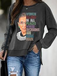 Black Long Sleeve Casual Crew Neck Women S Rgb Print Sweatshirt Tops Zolucky Long Sleeve 1 Black Women Hoodies Sweatshirts Cotton Blend Crew Neck Casual H Casual Hoodie Fashion Printed Sweatshirts