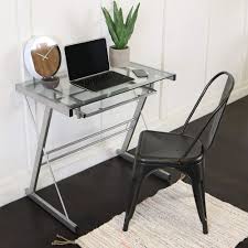 A quality computer desk helps you stay organized by housing the electronics and supplies you use on a daily basis. Small Computer Table Ideas That You Can Either Buy Or Craft Yourself Desk With Keyboard Tray Metal Computer Desk Computer Desk