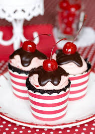 Kapkejki S Shokoladom I Vishenkoj Recette Cupcake Chocolat Patisserie