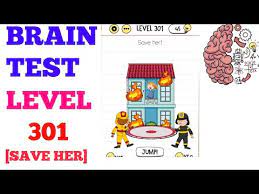 Hold the both cloth sides with two fingers then press on jump button. Brain Test Tricky Puzzles Level 301 Solution Or Walkthrough Youtube