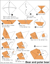 Origami Polar Bear Instructions Origami Easy Book Origami Origami Patterns