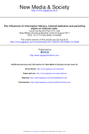 Check spelling or type a new query. Pdf The Influences Of Information Literacy Internet Addiction And Parenting Styles On Internet Risks