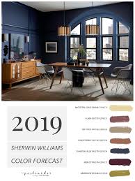 2019 Paint Color Forecast From Sherwin Williams Postcards