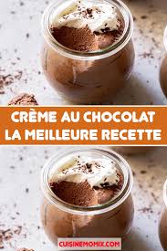 Creme Au Chocolat La Meilleure Recette En 2020 Recette Creme Chocolat Creme Au Chocolat Recette Creme Dessert