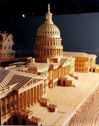 U S Capitol Made From 478 000 Wooden Matchsticks By Pat Acton Architecture Model Architecture Structure Architecture