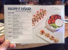 We arrived and were told the wait would be 15 minutes. Earls Happy Hour Menu