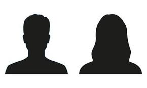 Man And Woman Silhouette People Avatar Profile Or Icon Vector Illustration Man And Woman Silhouette Woman Silhouette Silhouette People