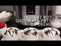 Instant Pot Chocolate Pots De Creme Youtube Pot Creme Pot De Creme Pot Recipes