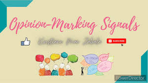 In contract theory, signalling (or signaling; Opinion Marking Signals Youtube
