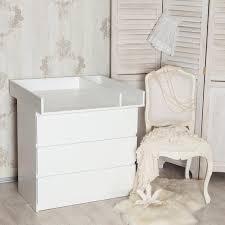 Puckdaddy Malte Changing Top Unit With Divider 80x78x10cm White For The Ikea Malm Ikea Malm Dresser Ikea Baby Ikea Malm
