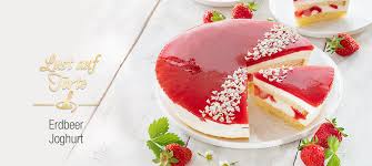 Besser kann man es selber nicht machen und auch im café nicht bekommen. Coppenrath Wiese Erdbeer Joghurt Torte Sahnige Fruchttorte