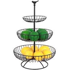 The metal fruit basket is suitable for all occasions, such as birthdays, christmas or gifts for friends. Household 3 Tier Fruit Plate Countertop Metal Fruit Basket Black Vintage Style Tray Stand Storage Basket Storage Baskets Aliexpress