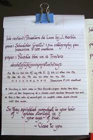 Ink Review J Herbin Poussiere De Lune Rants Of The Archer Hand Lettering Alphabet Calligraphy Lessons Handwriting Examples