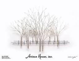 Stainless steel garden sculptor and artist michael turner has come a long way since graduating in design in 1997. Winter Orchard Artisan House Metal Wall Sculpture Sculpture Gallery Uk