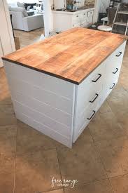 Ikea Diy Kitchen Island With Thrifted Counter Top Counter Diy Ikea Island Kitchen Thrifted Top Kokso Inredning Koket