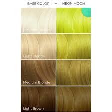 Hair coloring according to the lunar calendar. Arctic Fox Neon Moon Semi Permanent Hair Dye Sample Yellow 22 Ml A